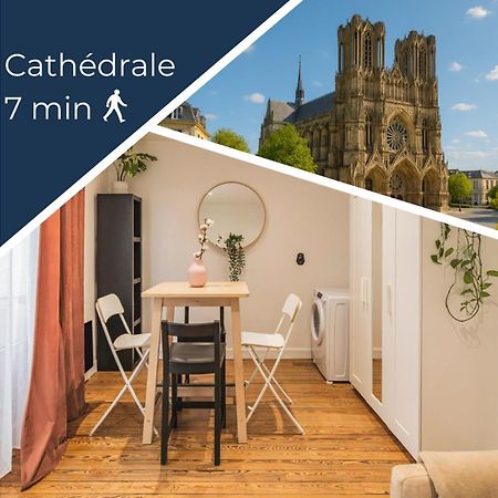 Appartement Cosy Proche Cathedrale Reims Exteriör bild